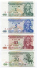 Transnistria 1 - 5 - 10 - 50 Roubles 1993 - 1994
P# 16-17-18-19; UNC