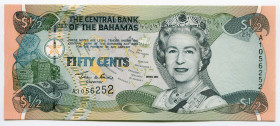 Bahamas 50 Cents 2001
P# 68; # A 1056252; UNC