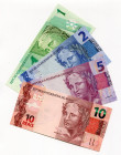 Brazil 1 - 2 - 5 - 10 Reais 2010
UNC