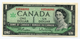 Canada 1 Dollar 1957
P# 84; UNC-