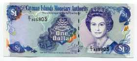 Cayman Islands 1 Dollar 1998
P# 21a; UNC