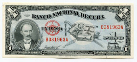 Cuba 1 Peso 1953
P# 86a; AUNC
