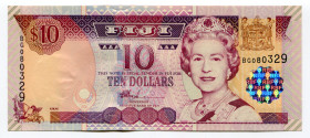 Fiji 10 Dollars 1996 (ND)
P# 98b; UNC
