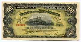 Paraguay 100 Pesos 1907
P# 159; XF