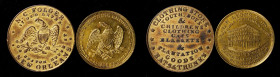 Merchant Tokens

Louisiana--New Orleans. Lot of (2) Undated Merchant Tokens. Brass.

Included are: (1849-1858) N.C. Folger, Miller-La 20, reeded e...