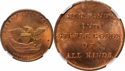Merchant Tokens

Mississippi--Vicksburg. Undated (1850s) Benjn. F. Fottterall. Miller-Miss 3. Copper. Plain Edge. MS-65 RB (NGC).

29 mm.

From ...
