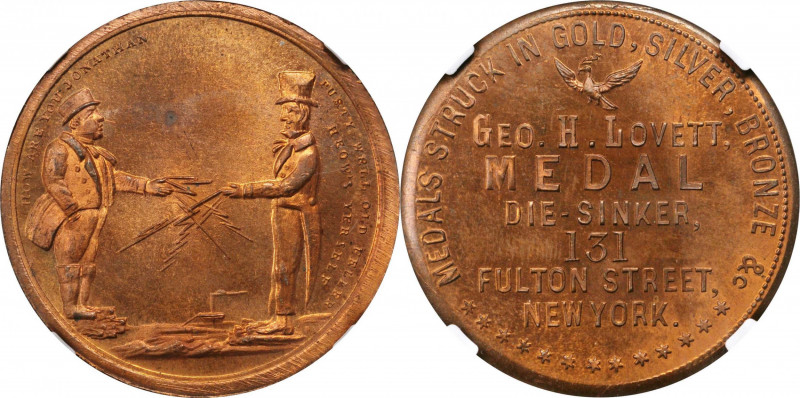 Merchant Tokens

New York--New York. Undated (1858) George H. Lovett. Miller-N...