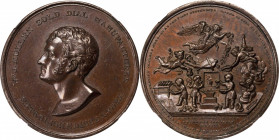Merchant Tokens

New York--New York. Undated (1847) Wm. J. Mullen. Miller-NY 616. Copper. Plain Edge. MS-64 BN (NGC).

33 mm.

From the Robert A...