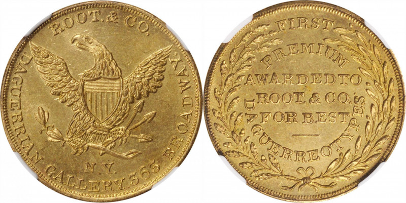 Merchant Tokens

New York--New York. Undated (1850s) Root & Co. Miller-NY 732....