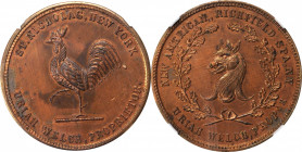 Merchant Tokens

New York--New York and Richfield Spa. Undated Uriah Welch. Miller-NY 945. Copper. Plain Edge. Unc Details--Cleaned (NGC).

33 mm....