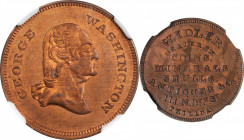 Merchant Tokens

Pennsylvania--Philadelphia. Undated (ca. 1860) William Idler. Miller-Pa 230A, Musante GW-266, Baker-545A. Copper. Plain Edge. MS-66...