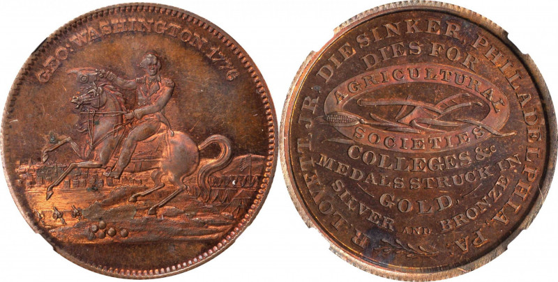 Merchant Tokens

Pennsylvania--Philadelphia. "1776" (ca. 1859) R. Lovett Jr. M...