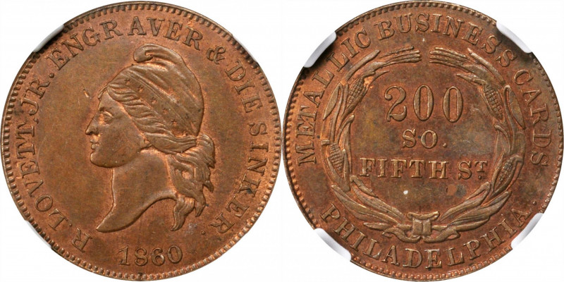 Merchant Tokens

Pennsylvania--Philadelphia. 1860 R. Lovett Jr. Miller-Pa 353....