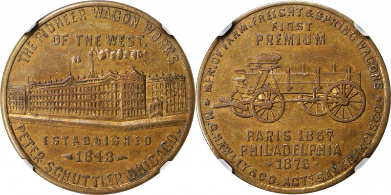 Trade Tokens and Store Cards

Illinois--Chicago. 1876 Peter Schuttler--Branch ...