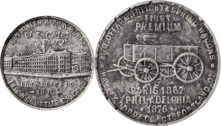 Trade Tokens and Store Cards

Illinois--Chicago. 1876 Peter Schuttler--Branch Agency Token--Hawley Dodd & Co., Portland, Oregon. Rulau Il-Ch 112A. W...