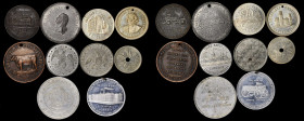 Trade Tokens and Store Cards

Illinois. Lot of (10) Trade Tokens.

Included are: Alton: Rulau Il-At 11, var., Mint State, pierced for suspension; ...
