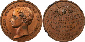 Trade Tokens and Store Cards

Massachusetts--Boston. Undated (1860) Jos. H. Merriam. Rulau Ma-Bo 69. Copper. Plain Edge. MS-64 RB (NGC).

32 mm.
...