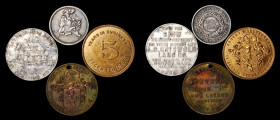 Trade Tokens and Store Cards

Massachusetts--Boston. Lot of (4) Trade and Early 20th Century Tokens.

Included are: 1873 white metal token good fo...