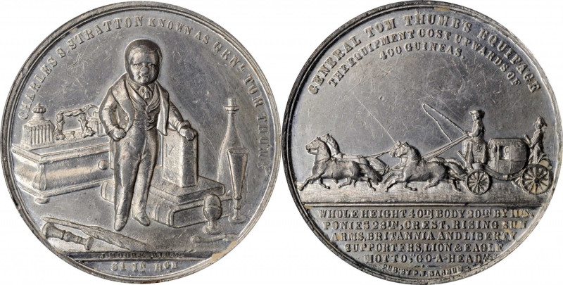 Trade Tokens and Store Cards

New York--New York. Undated (1862) P.T. Barnum. ...