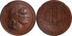 Trade Tokens and Store Cards

New York--New York. Undated (1880s) The Union Coffee Co. Limited--Famous Women Series, Mary Anderson. Rulau NY-NY 340A...