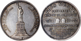 Trade Tokens and Store Cards

New York--New York. 1886 The World (Newspaper). Rulau NY-NY A393. Silver. Plain Edge. MS-60 (NGC).

45 mm.

From t...