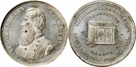 Trade Tokens and Store Cards

Pennsylvania--Philadelphia. 1869 Dickeson's Coin & Medal Safe (Evans & Watson). Rulau Pa-Ph 35. White Metal. Plain Edg...
