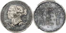 Trade Tokens and Store Cards

Pennsylvania--Philadelphia. Undated (1860s) Key & Co. Rulau Pa-Ph 170. White Metal. Plain Edge. MS-62 (NGC).

29 mm....