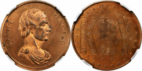 Trade Tokens and Store Cards

Pennsylvania--Philadelphia. Undated (1868) Key & Co. Rulau Pa-Ph A175A. Copper. Plain Edge. MS-63 RB (NGC).

28.1 mm...