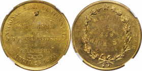 Trade Tokens and Store Cards

Pennsylvania--Philadelphia. 1869 Key & Co. Rulau Pa-Ph 181B. Brass. Plain Edge. MS-64 PL (NGC).

38 mm. Unlisted in ...
