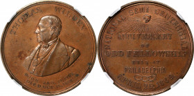 Trade Tokens and Store Cards

Pennsylvania--Philadelphia. 1869 Key & Co. Rulau Pa-Ph 181R. Copper. Plain Edge. MS-63 BN (NGC).

38 mm. Pierced for...