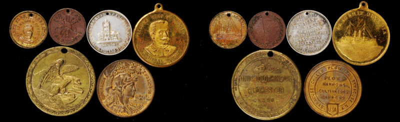 Late 19th and 20th Century Tokens

New York. Lot of (6) Late 19th and Early 20...
