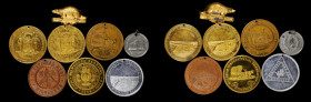 Late 19th and 20th Century Tokens

Wisconsin. Lot of (7) Late 19th Century Tokens and Related Items.

All in minor metals, sizes range from 24 mm ...