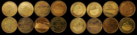 Transportation Tokens

Michigan--Grand Rapids. Excellent Study Group of (8) Different Graham and Morton Timetable Tokens. Brass.

All pieces grade...