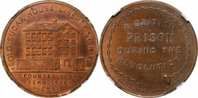 Augustus B. Sage Medals

"1840" (1860s) Sage's Odds and Ends -- No. 2, Old Sugar House, Liberty Street, N.Y. First Obverse Die. Restrike. Bowers-2a....