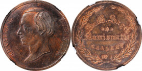 Augustus B. Sage Medals

Undated (1859) Sage's Numismatic Gallery -- No. 1, Charles I. Bushnell. Original. Bowers-1. Die State I. Copper. Plain Edge...