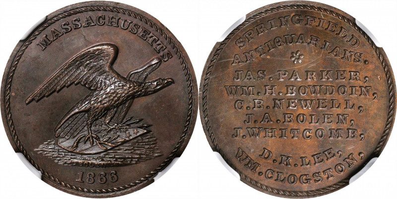 John Adams Bolen Medals

"1866" (ca. 1872) Springfield Antiquarians Medal. By ...