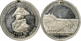So-Called Dollars

1879 Battle of Stony Point Centennial Medal. HK-122a. Rarity-6. White Metal. MS-62 DPL (NGC).

34 mm.

From the Robert Adam C...