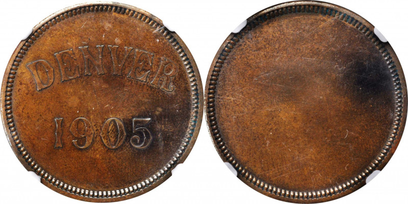 So-Called Dollars

1905 Denver Mint Opening Medal. HK-876. Rarity-6. Bronze. M...