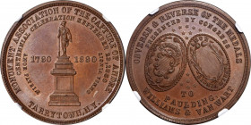 So-Called Dollars

1880 Monument Association of the Capture of Andre Medal. Unlisted SCD-274. Bronze. MS-66 BN (NGC).

34 mm.

From the Robert A...