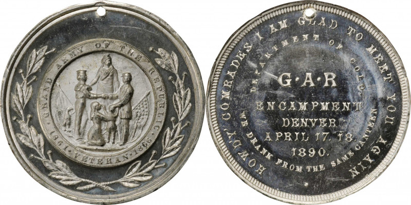 So-Called Dollars

1890 Grand Army of the Republic, Denver Encampment Medal. W...