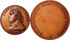 Agricultural, Scientific, and Professional Medals

"1845" Massachusetts Horticultural Society Award Medal. Julian AM-43, Harkness Ma-130. Bronze. Ch...