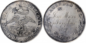 Agricultural, Scientific, and Professional Medals

1857 Illinois State Agricultural Society Award Medal. Harkness Il-40. Silver. About Uncirculated,...