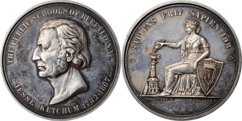 School, College and University Medals

1867 Jesse Ketchum Medal for the Public...