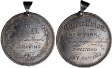 School, College and University Medals

1875 Cooper Union Award Medal. Silver. Extremely Fine.

37 mm. 23.5 grams. Looped for suspension. Obv: Engr...