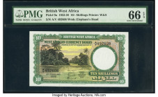 British West Africa West African Currency Board 10 Shillings 4.2.1958 Pick 9a PMG Gem Uncirculated 66 EPQ. 

HID09801242017

© 2020 Heritage Auctions ...