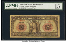Costa Rica Banco Internacional de Costa Rica 2 Colones 5.8.1936 Pick 167 PMG Choice Fine 15. 

HID09801242017

© 2020 Heritage Auctions | All Rights R...