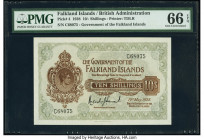 Falkland Islands Government of the Falkland Islands 10 Shillings 19.5.1938 Pick 4 PMG Gem Uncirculated 66 EPQ. 

HID09801242017

© 2020 Heritage Aucti...