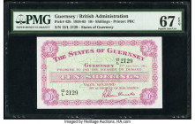 Guernsey States of Guernsey 10 Shillings 1.1.1961 Pick 42b PMG Superb Gem Unc 67 EPQ. 

HID09801242017

© 2020 Heritage Auctions | All Rights Reserved...