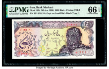 Iran Islamic Republic Provisional Issue 5000 Rials ND (ca. 1980) Pick 126b PMG Gem Uncirculated 66 EPQ. 

HID09801242017

© 2020 Heritage Auctions | A...