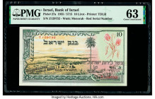 Israel Bank of Israel 10 Lirot 1955 / 5715 Pick 27a PMG Choice Uncirculated 63. 

HID09801242017

© 2020 Heritage Auctions | All Rights Reserved